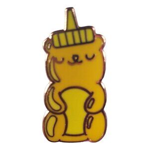 Sweet Honey Bear Lapel Pin Squeeze Enamel Badge Pin Brooch Accessories Jewelry